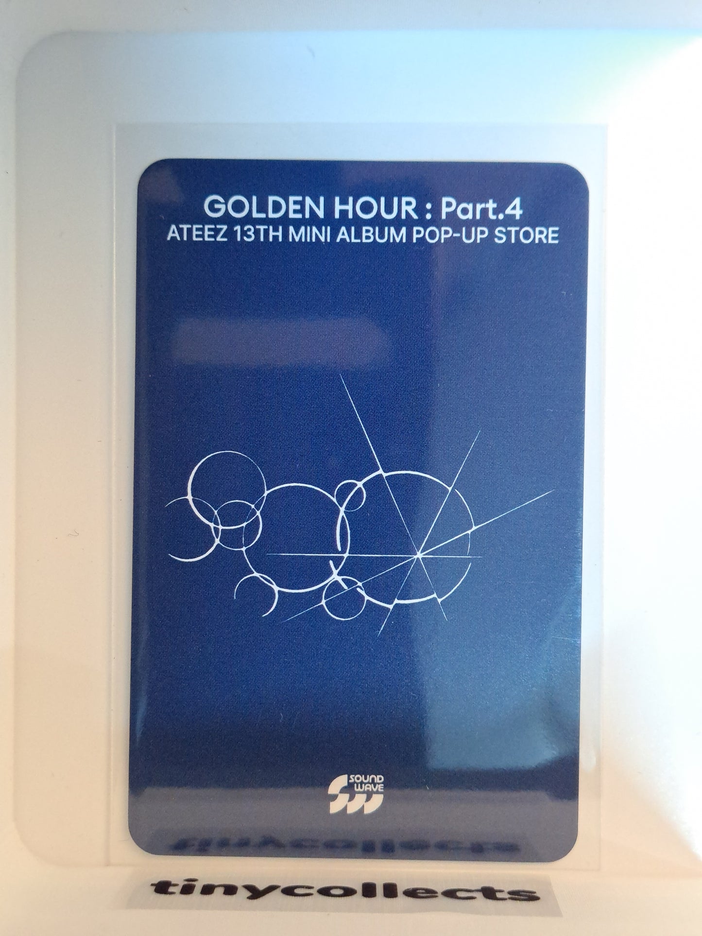 San Soundwave Lucky Draw Fluttering ver. Pop-up Golden Hour part 4 ATEEZ