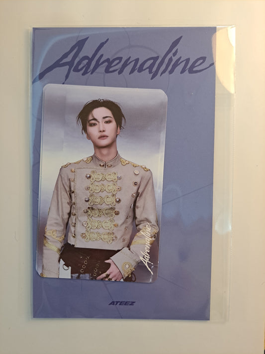Seonghwa Card Cover Sticker Soundwave Pop-up merch Golden Hour part 4 ATEEZ