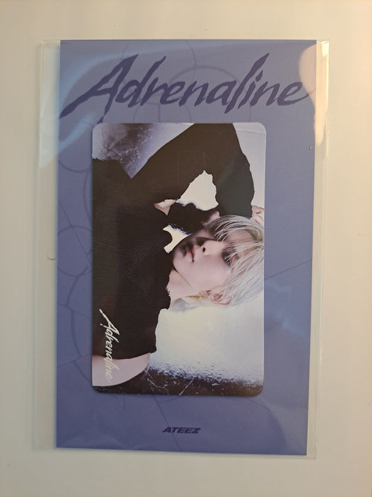Yeosang Card Cover Sticker Soundwave Pop-up merch Golden Hour part 4 ATEEZ