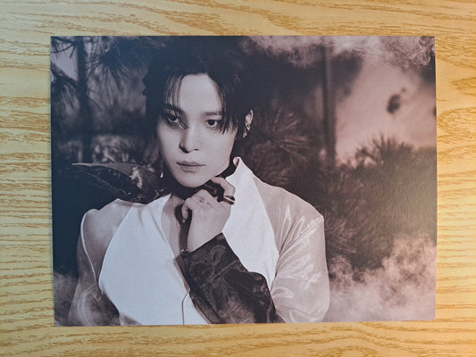 Yunho Mini Poster incl. Soundwave Pop-up merch  Golden Hour part 4 ATEEZ