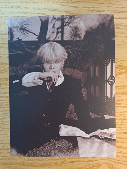 Yeosang Mini Poster incl. Soundwave Pop-up merch  Golden Hour part 4 ATEEZ