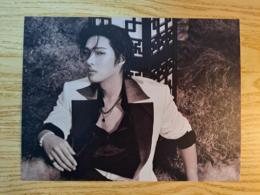 Mingi Mini Poster incl. Soundwave Pop-up merch Golden Hour part 4 ATEEZ