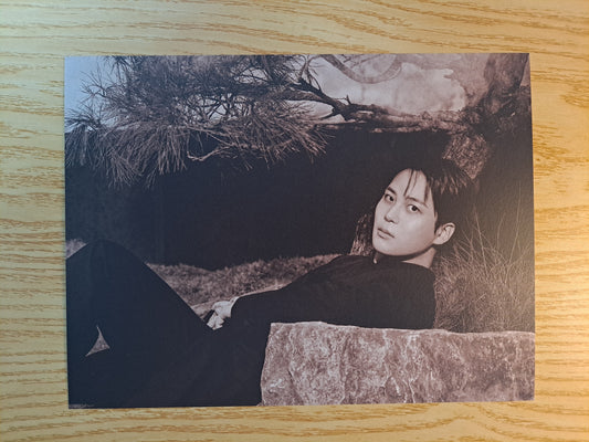 Jongho Mini Poster incl. Soundwave Pop-up merch Golden Hour part 4 ATEEZ