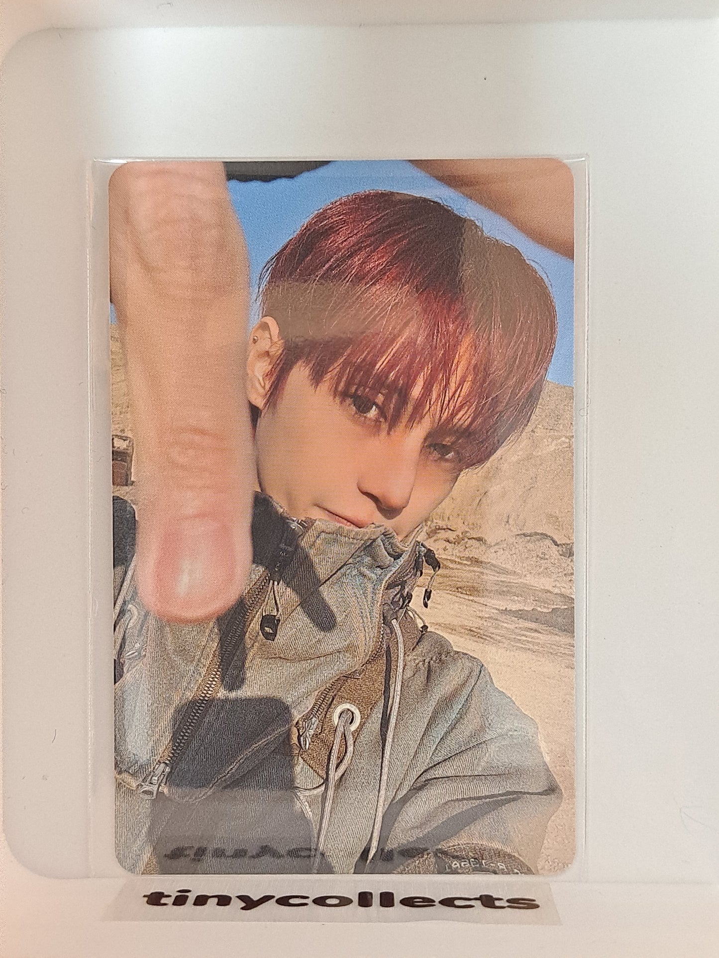 Wooyoung PVC Photocard Holder Soundwave Pop-up merch Golden Hour part 4 ATEEZ