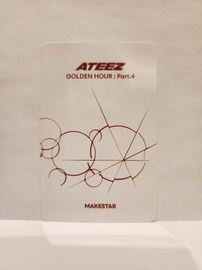 Yunho Makestar Lucky Draw 1.2 Kittyz ver. Golden Hour part 4 ATEEZ