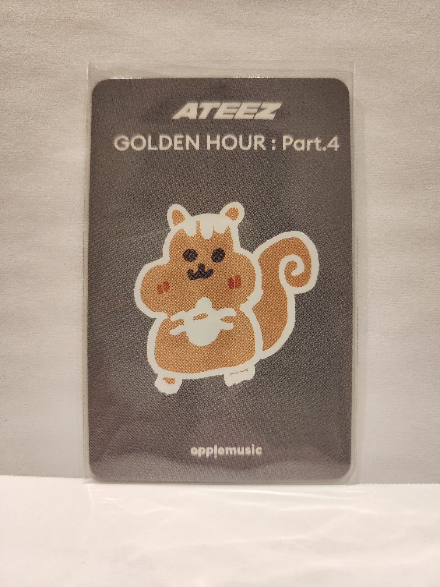 Hongjoong Apple Music Lucky Draw 1.1 Mini-teez ver. Golden Hour part 4 ATEEZ