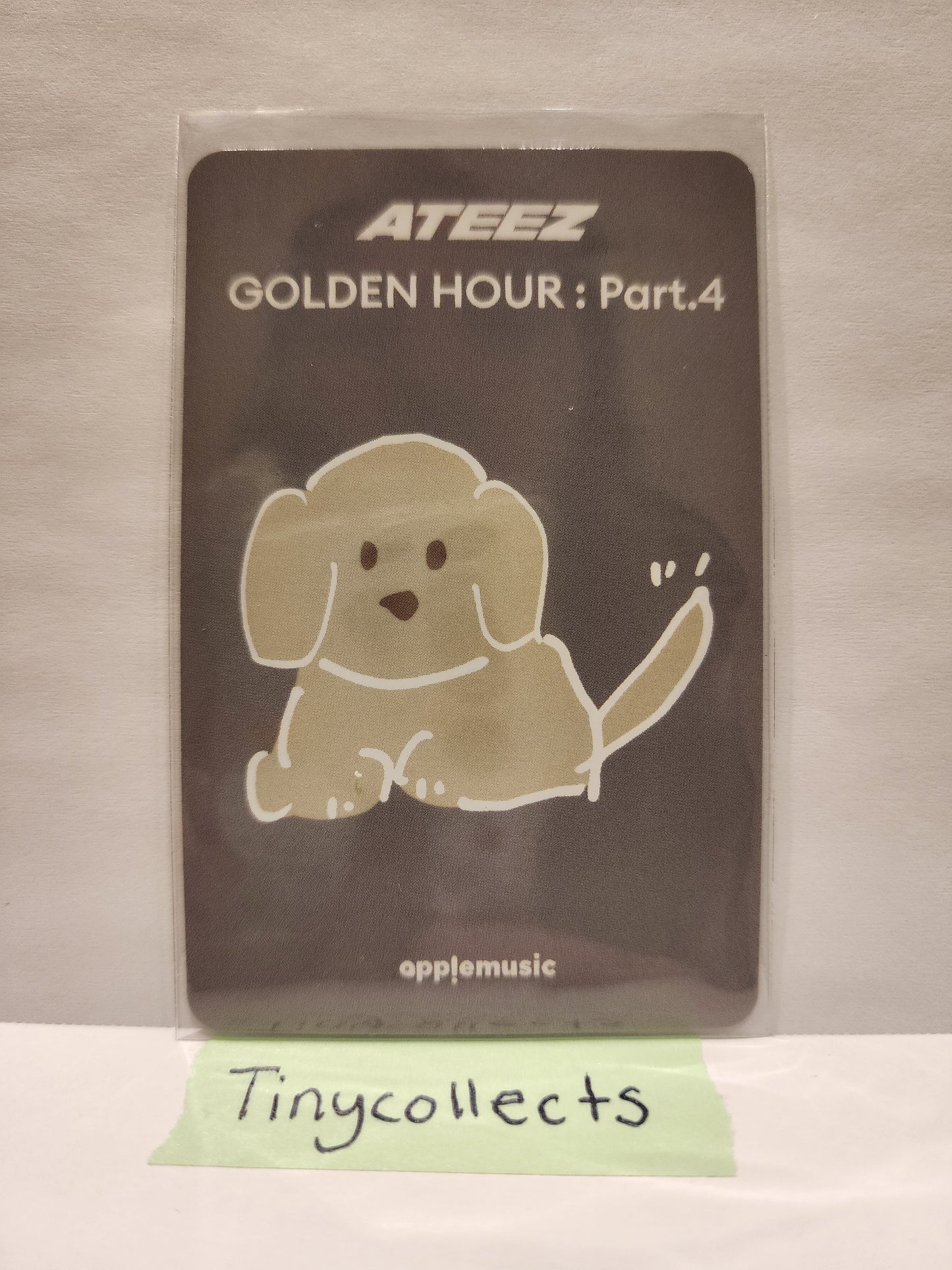 Yunho Apple Music Lucky Draw 1.1 Mini-teez ver. Golden Hour part 4 ATEEZ