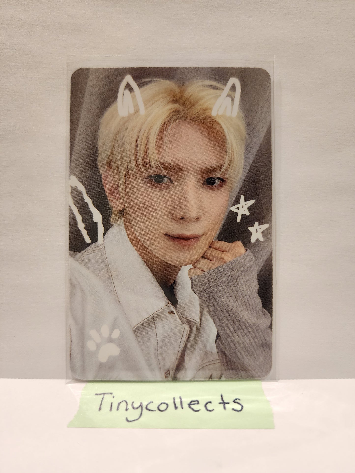 Yeosang Apple Music Lucky Draw 1.1 Mini-teez ver. Golden Hour part 4 ATEEZ