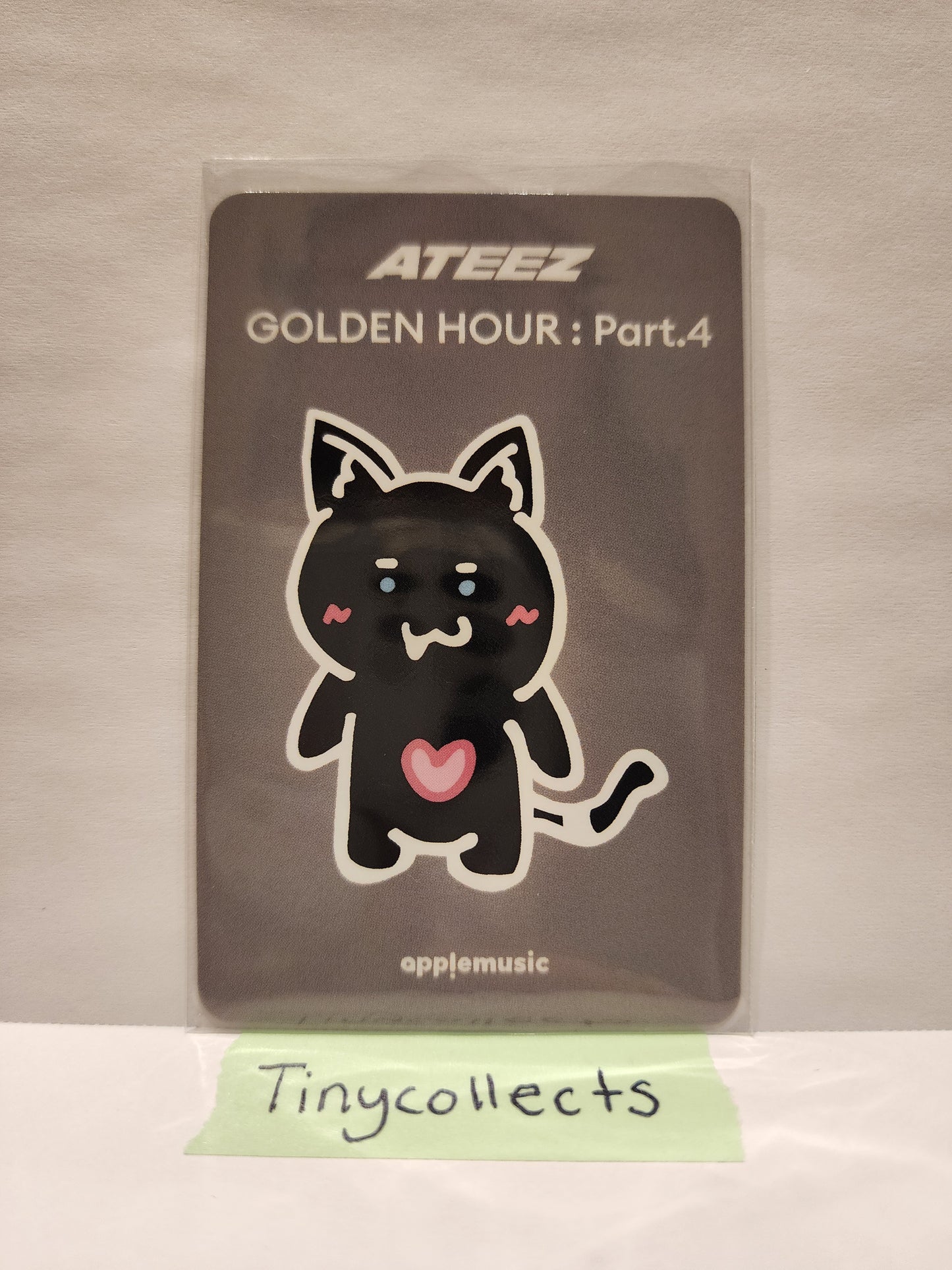 San Apple Music Lucky Draw 1.1 Mini-teez ver. Golden Hour part 4 ATEEZ