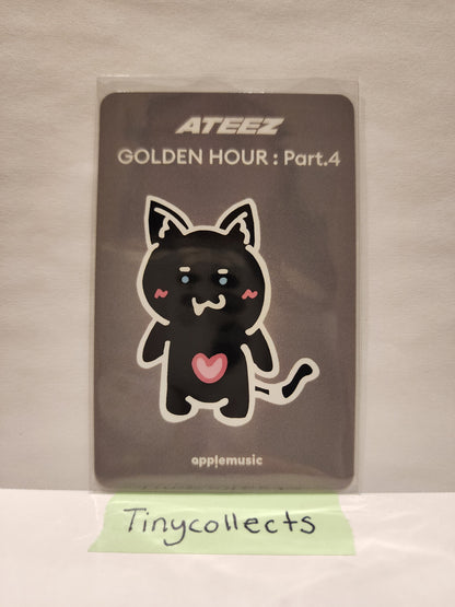 San Apple Music Lucky Draw 1.1 Mini-teez ver. Golden Hour part 4 ATEEZ