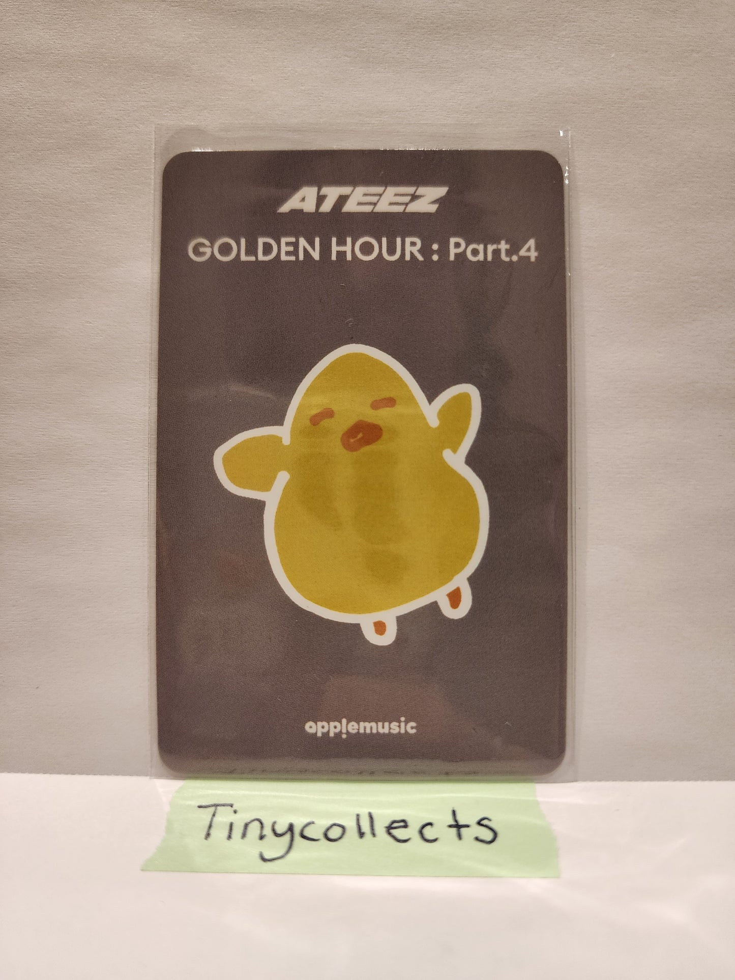 Mingi Apple Music Lucky Draw 1.1 Mini-teez ver. Golden Hour part 4 ATEEZ