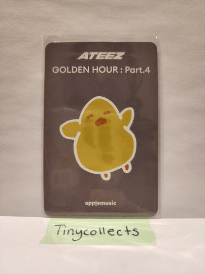 Mingi Apple Music Lucky Draw 1.1 Mini-teez ver. Golden Hour part 4 ATEEZ