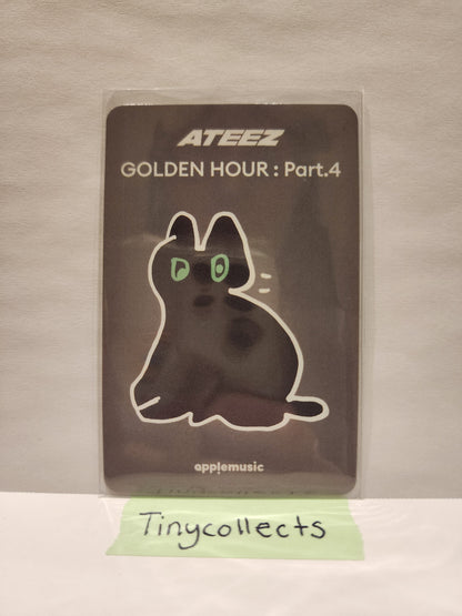 Wooyoung Apple Music Lucky Draw 1.1 Mini-teez ver. Golden Hour part 4 ATEEZ