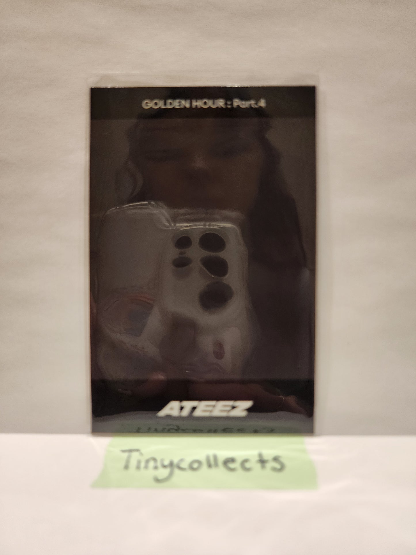 Hongjoong Apple Music Lucky Draw 1.2 Polaroid ver. Golden Hour part 4 ATEEZ