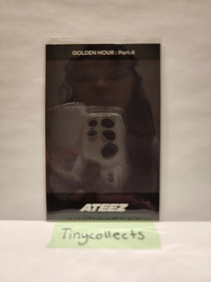 Seonghwa Apple Music Lucky Draw 1.2 Polaroid ver. Golden Hour part 4 ATEEZ