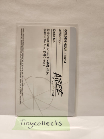 Yeosang Z ver. Z album incl. Golden Hour part 4 ATEEZ