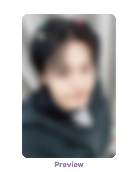 Wooyoung Makestar Lucky Draw 1.2 Hair Clip ver. Golden Hour part 5 ATEEZ