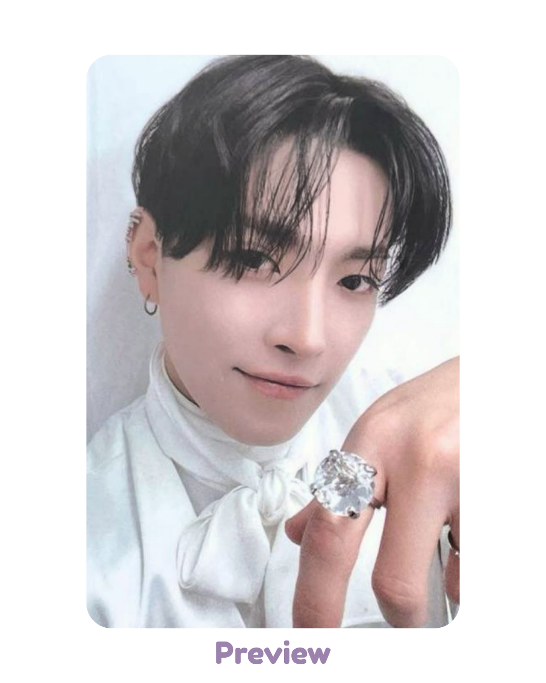 Hongjoong 50k offline Promise Me Forever ver. Purchase Benefit Aniteez in Deja Vu ATEEZ