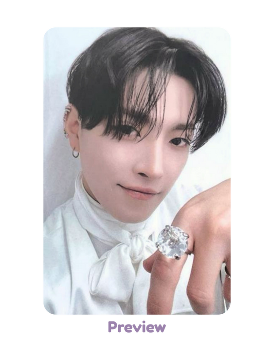 Hongjoong 50k offline Promise Me Forever ver. Purchase Benefit Aniteez in Deja Vu ATEEZ