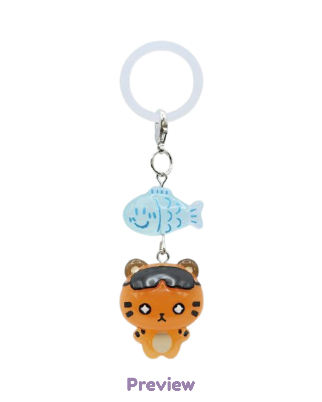 Blue Drift Lucky Fish Charm Merch 8th Anniversary Exhibition ATEEZ