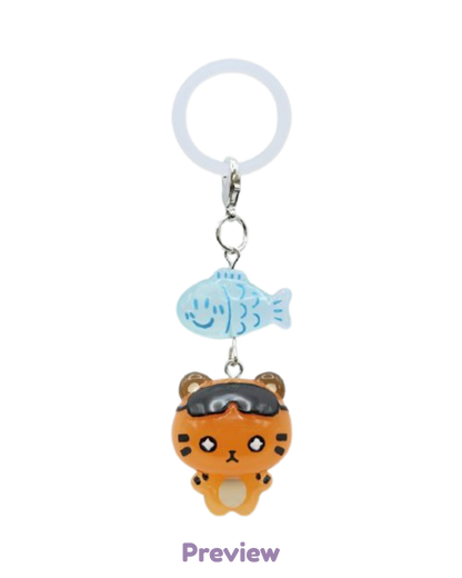 Blue Drift Lucky Fish Charm Merch 8th Anniversary Exhibition ATEEZ