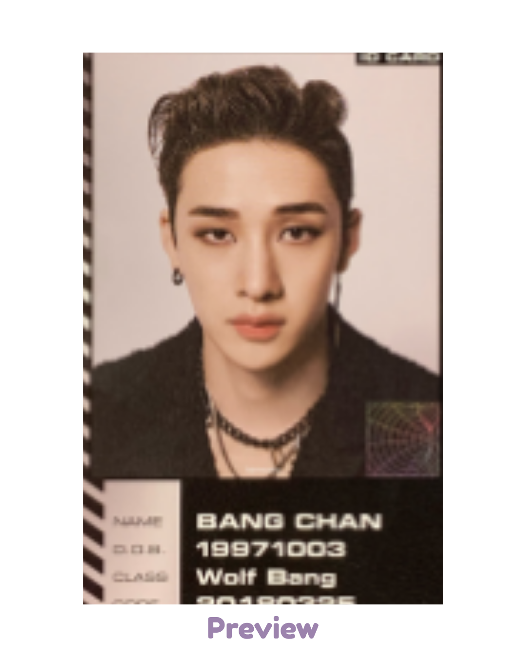 Bang Chan album incl. ID card ver. Oddinary Stray Kids