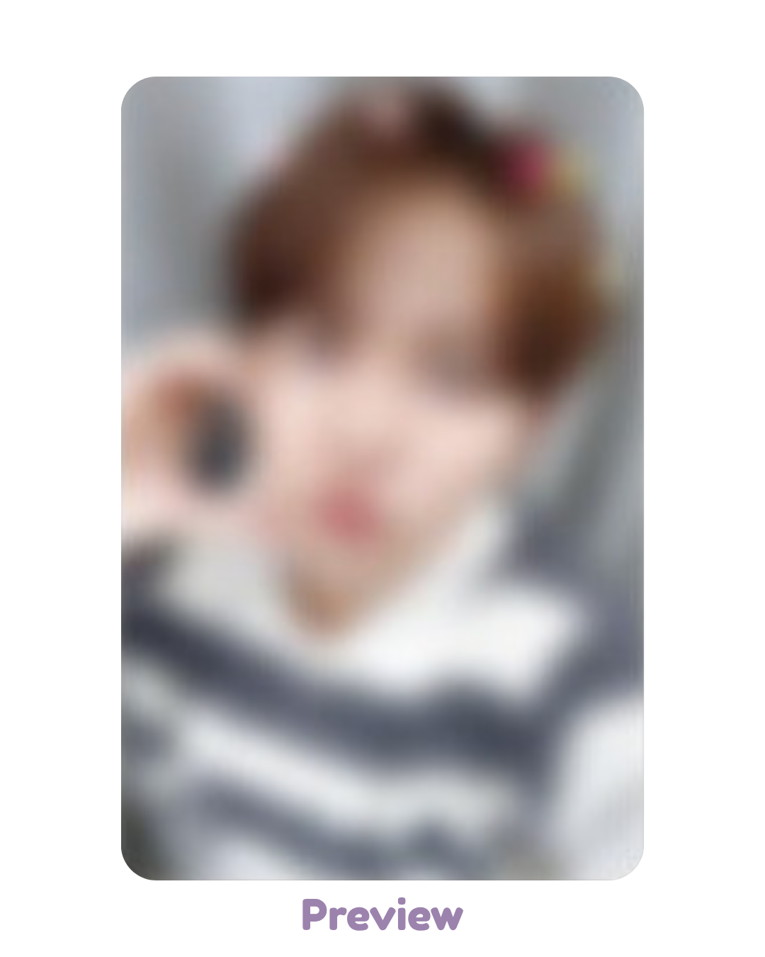 Jongho Makestar Lucky Draw 1.2 Hair Clip ver. Golden Hour part 5 ATEEZ
