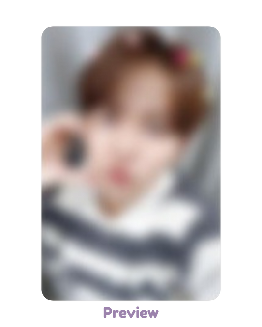 Jongho Makestar Lucky Draw 1.2 Hair Clip ver. Golden Hour part 5 ATEEZ