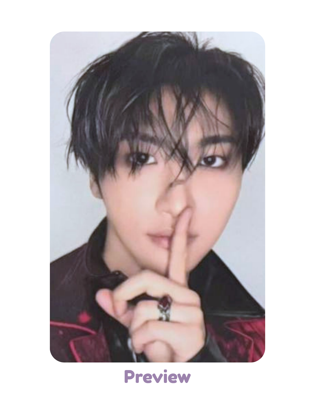 Seonghwa Tower Records Lucky Draw 1.2 Winner ver. (Shhh!) Japan 5th Single BAD ATEEZ