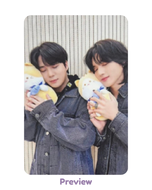 Wooyoung Jongho Soundwave 4.2 Cat Friend unit ver. fansign benefit Golden Hour part 2 ATEEZ