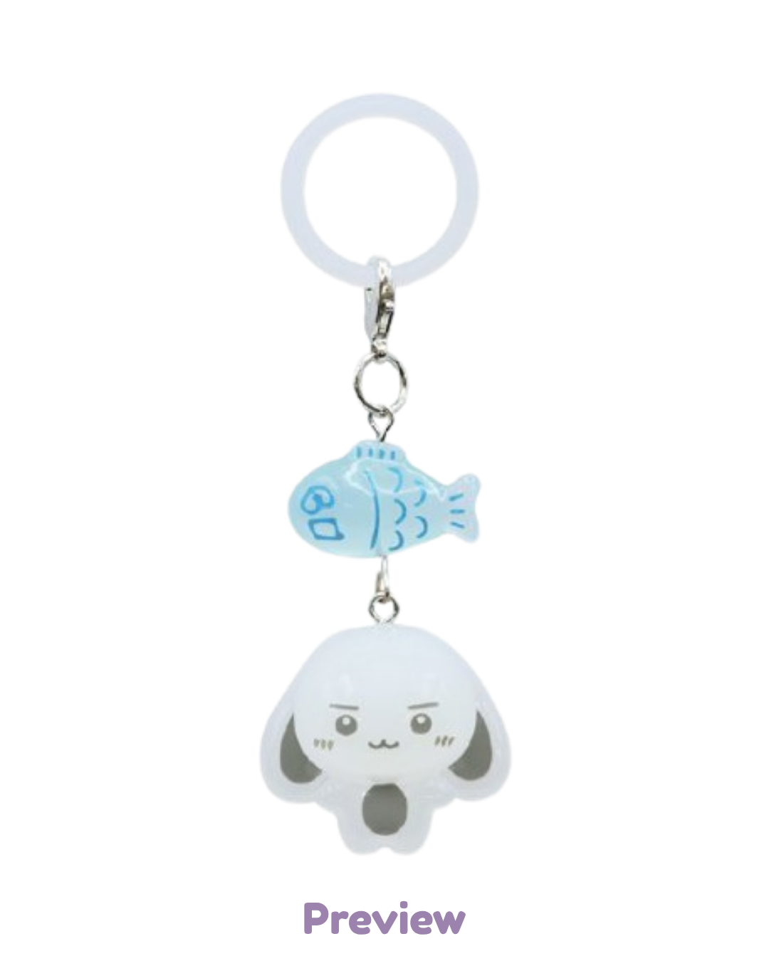 Blue Drift Lucky Fish Charm Merch 8th Anniversary Exhibition ATEEZ