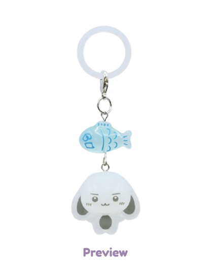 Blue Drift Lucky Fish Charm Merch 8th Anniversary Exhibition ATEEZ