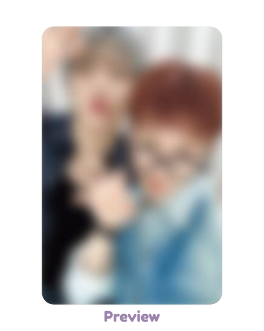 Hongjoong Mingi Makestar Lucky Draw 1.3 unit ver. Golden Hour part 5 ATEEZ