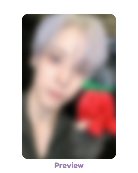 Yunho Soundwave 3.0 Fruit ver. fansign benefit Golden Hour part 5 ATEEZ