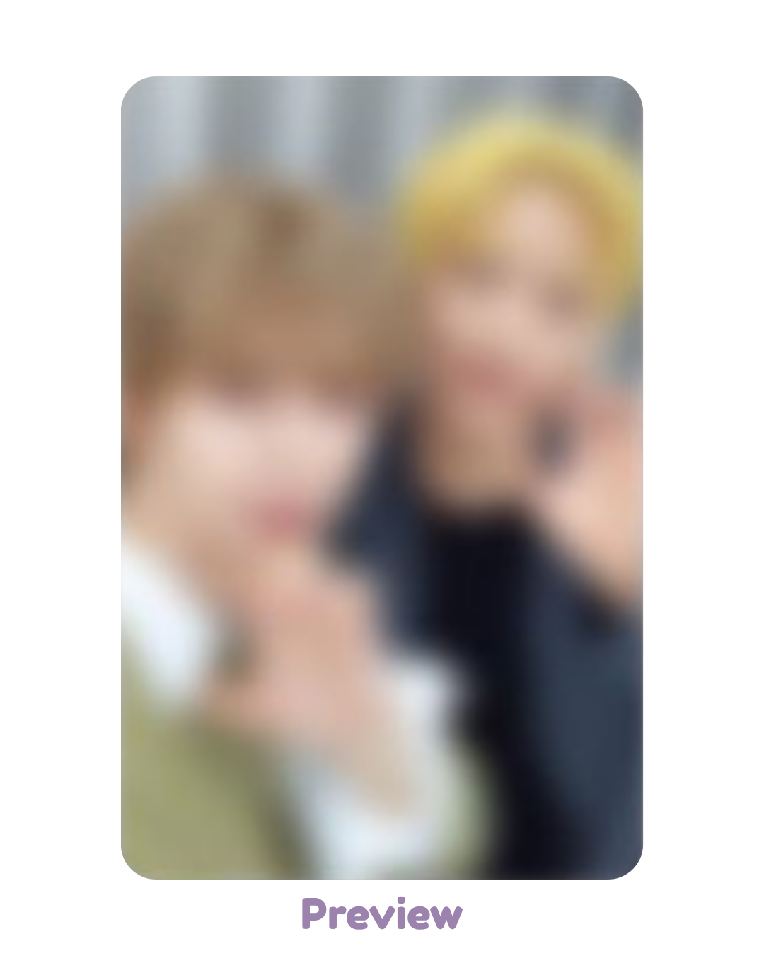 Seonghwa Yeosang Makestar Lucky Draw 1.3 unit ver. Golden Hour part 5 ATEEZ