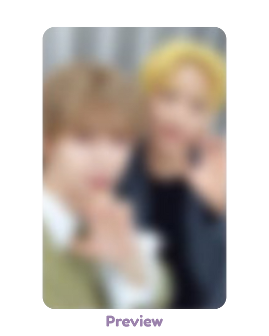 Seonghwa Yeosang Makestar Lucky Draw 1.3 unit ver. Golden Hour part 5 ATEEZ