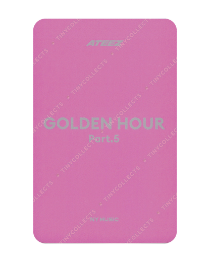 Hongjoong NY Music Lucky Draw 1.2 Real ver. 3:1 Golden Hour part 5 ATEEZ