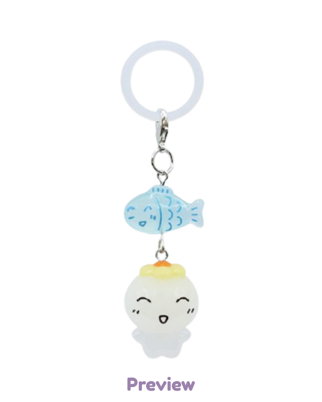 Blue Drift Lucky Fish Charm Merch 8th Anniversary Exhibition ATEEZ