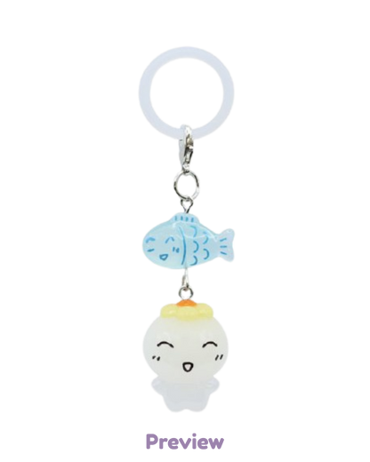 Blue Drift Lucky Fish Charm Merch 8th Anniversary Exhibition ATEEZ