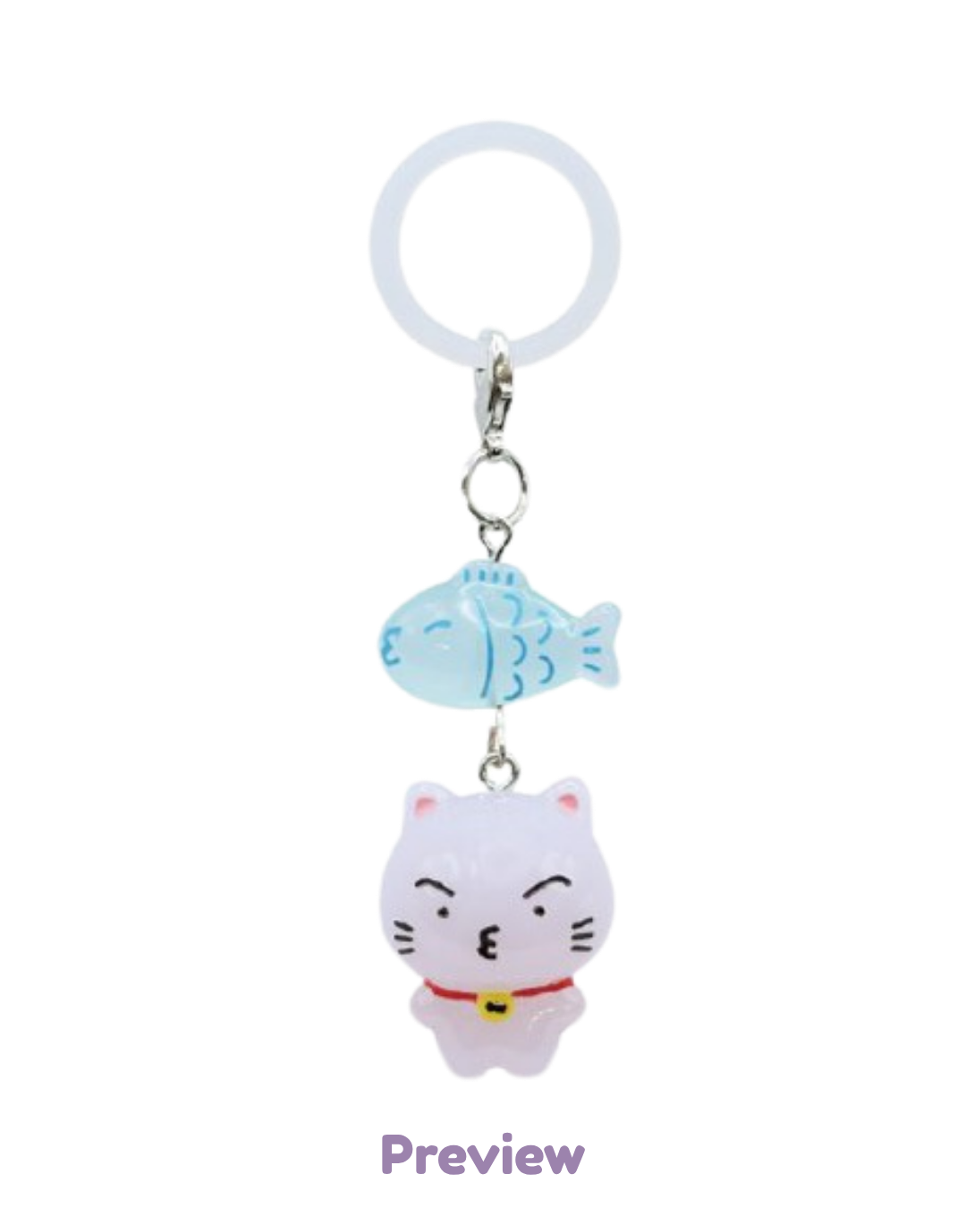 Blue Drift Lucky Fish Charm Merch 8th Anniversary Exhibition ATEEZ