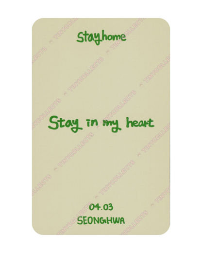 Seonghwa Stay Home 2021 HBD Merch incl. ver. A ATEEZ