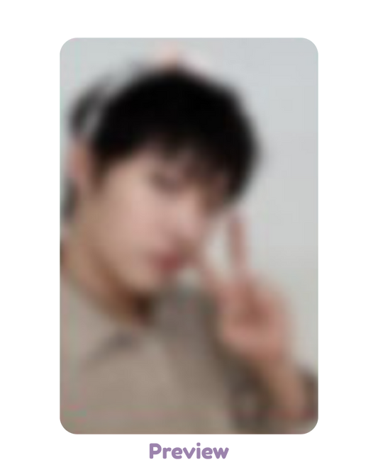 Mingi Kpopstore Lucky Draw 1.1 Character ATEEZ ver. Golden Hour part 5 ATEEZ