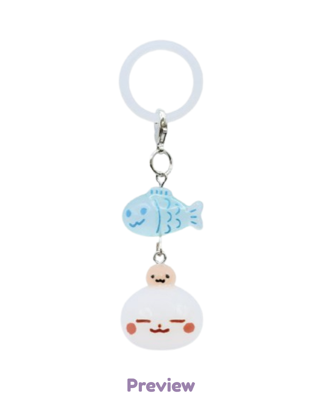 Blue Drift Lucky Fish Charm Merch 8th Anniversary Exhibition ATEEZ