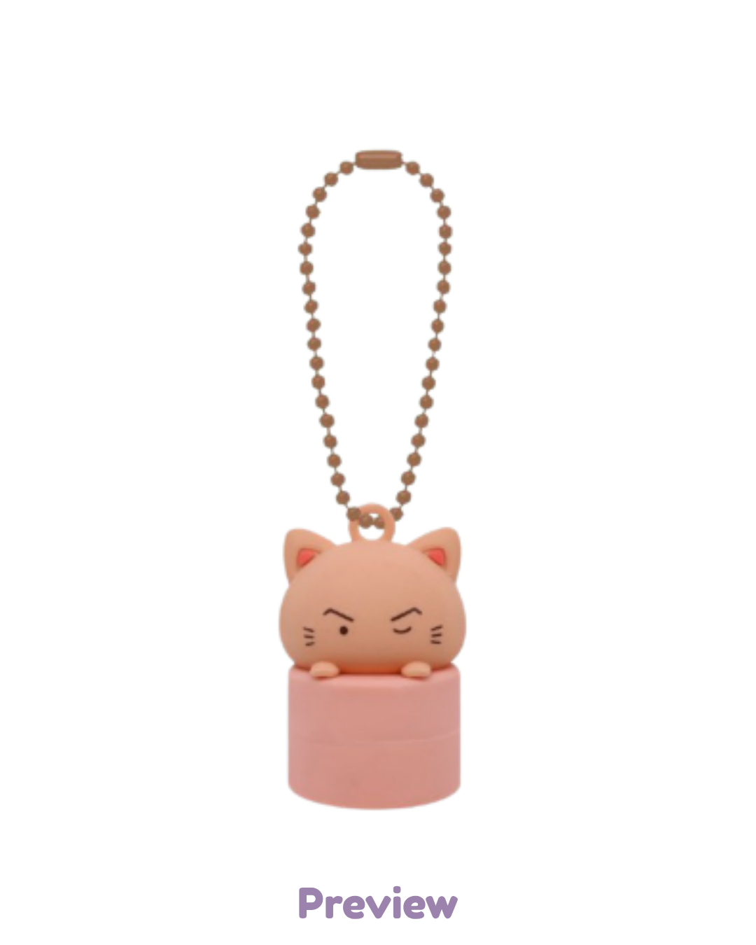 Blue Drift Lip Cap Keyring Merch 8th Anniversary Exhibition ATEEZ
