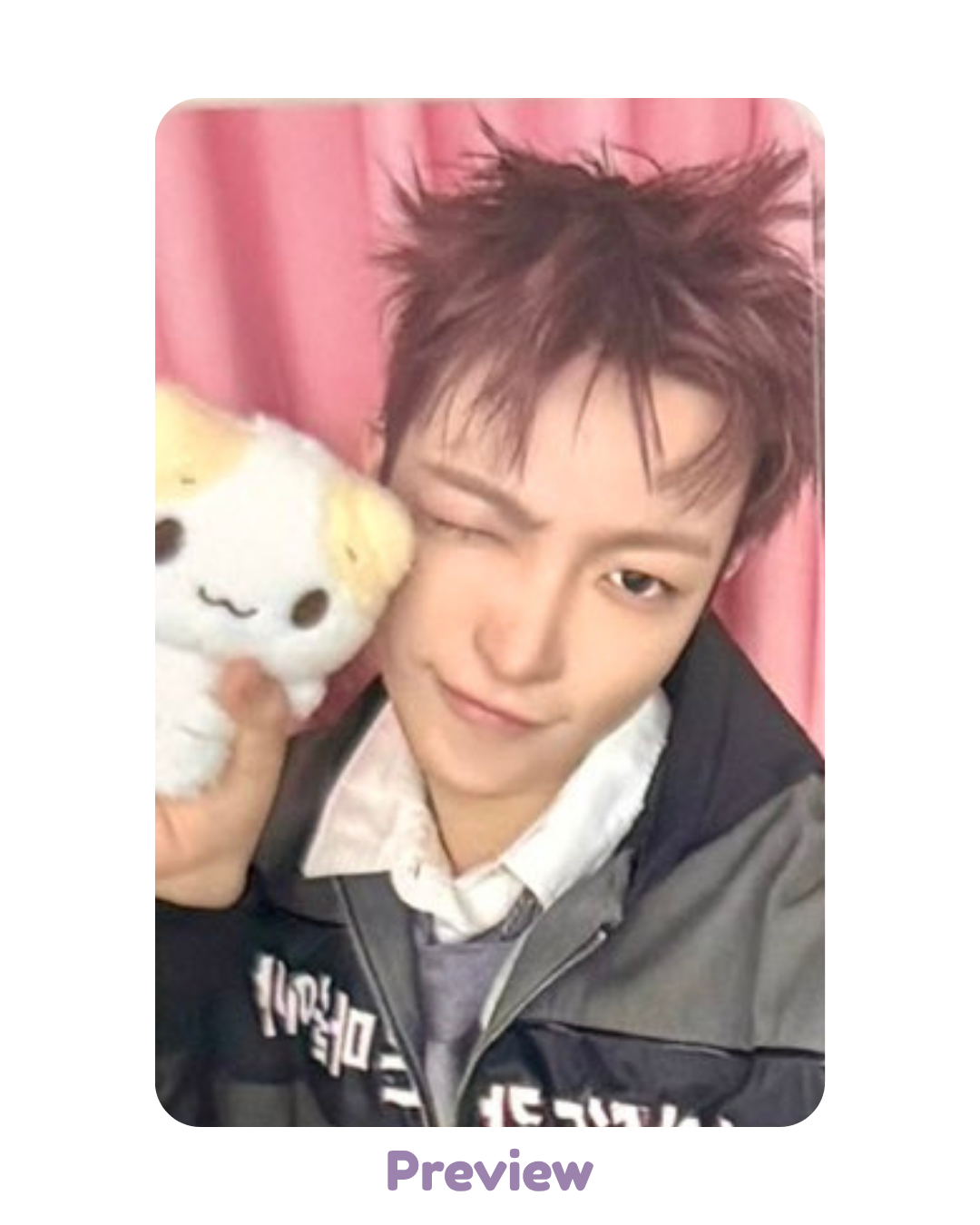 Hongjoong Soundwave Lucky Draw 1.1 Nyangie ver. Pop-up Golden Hour part 5 ATEEZ