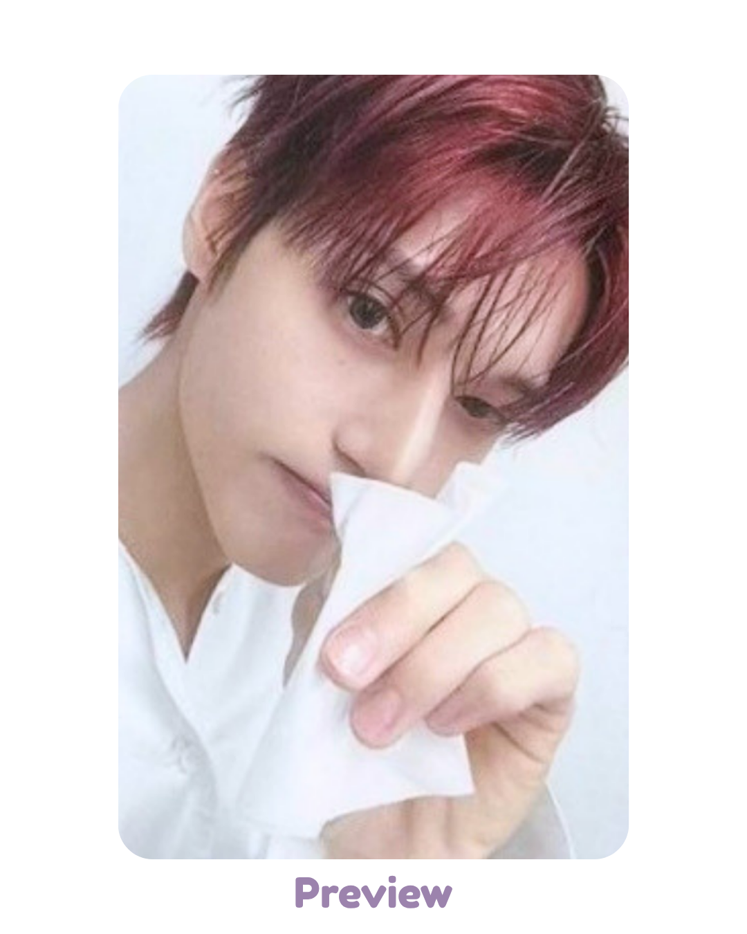 Wooyoung Pop-up Entree Benefit Atiny Cries, I Cry too ver. Aniteez in Deja Vu ATEEZ