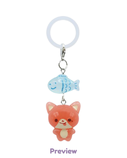 Blue Drift Lucky Fish Charm Merch 8th Anniversary Exhibition ATEEZ