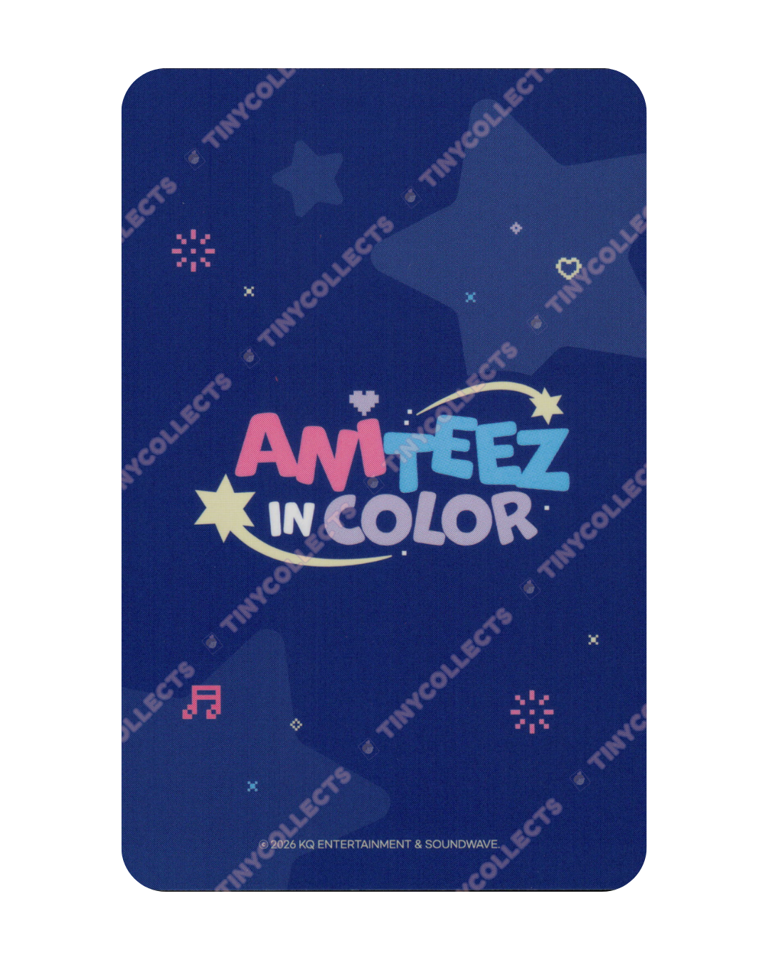 Yeosang Trading Card 1 Aniteez in Color ATEEZ