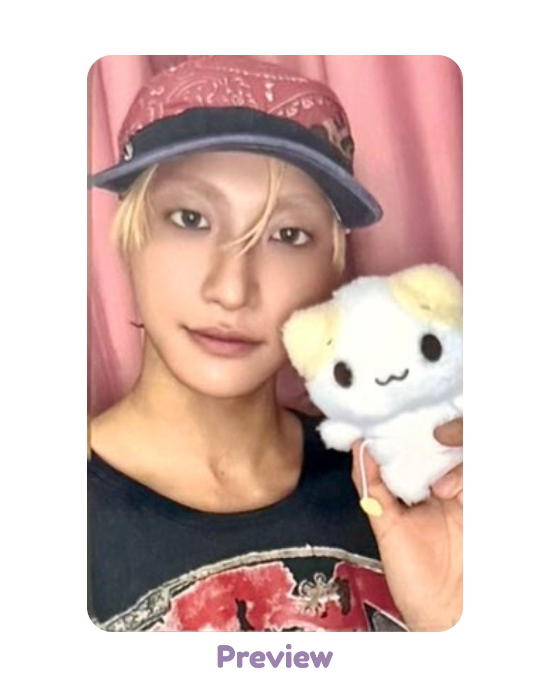 Seonghwa Soundwave Lucky Draw 1.1 Nyangie ver. Pop-up Golden Hour part 5 ATEEZ