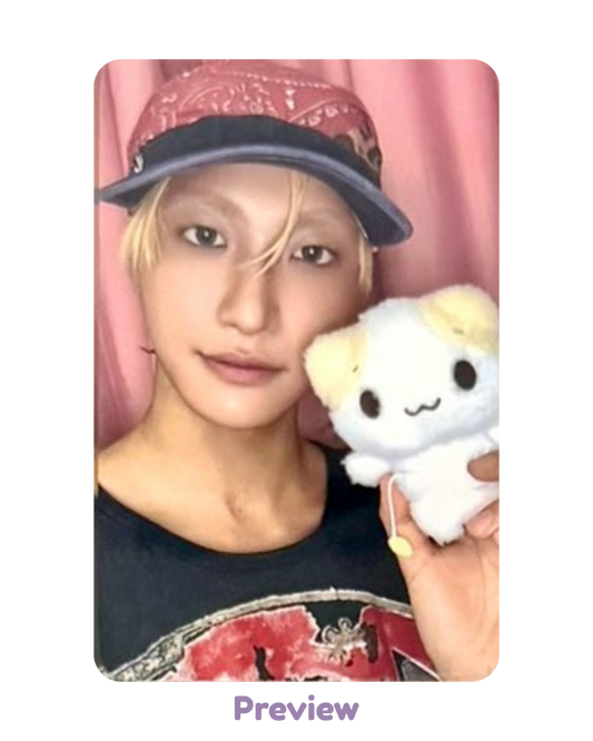 Seonghwa Soundwave Lucky Draw 1.1 Nyangie ver. Pop-up Golden Hour part 5 ATEEZ